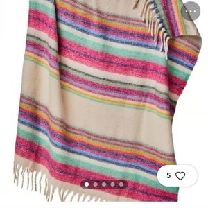 Free People Skye STRIPE Blanket NIB